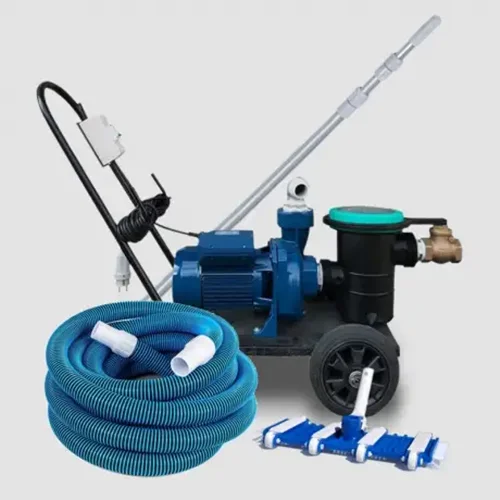 جاروی استخری 2 اسب با لوازم کامل